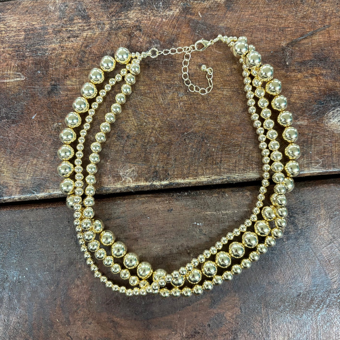 Bailey Layered Beaded Necklace - Caroline Hill