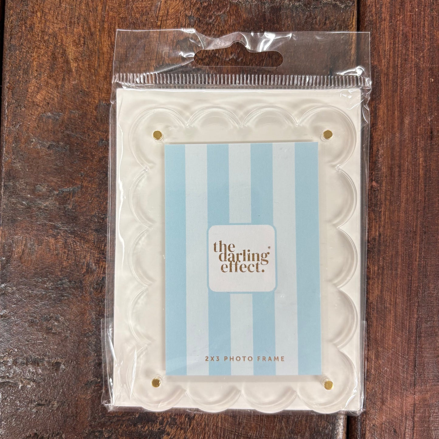 Clear Mini Acrylic Magnet Picture Frame - The Darling Effect