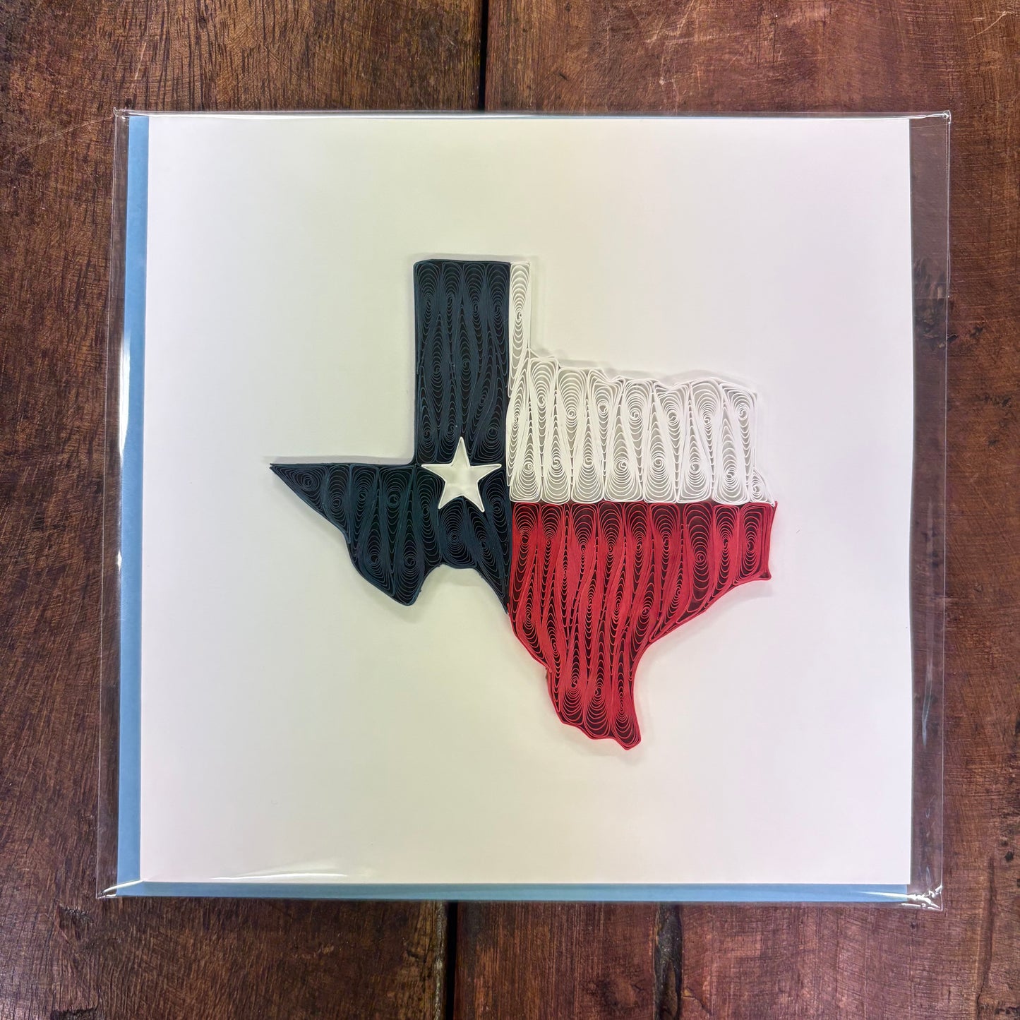 Texas Flag Quilling Card