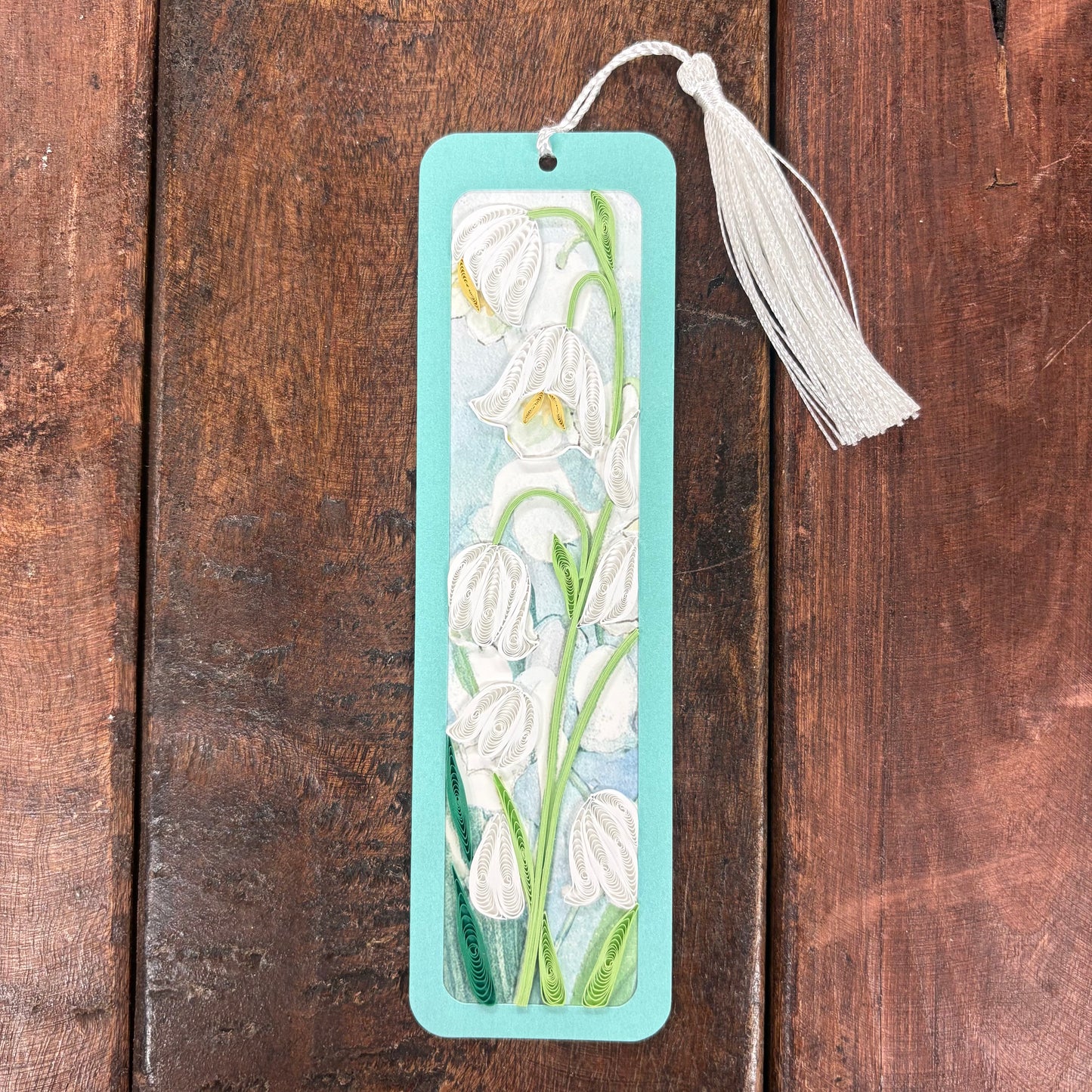 Lily Of The Valley Quilled Bookmark