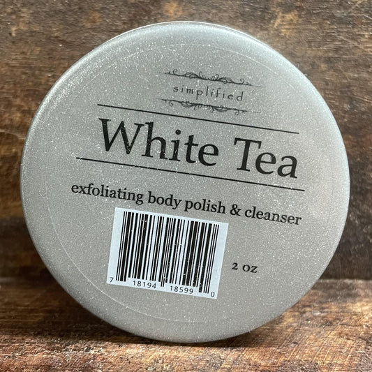 "White Tea" Scrub 2oz -Simplified