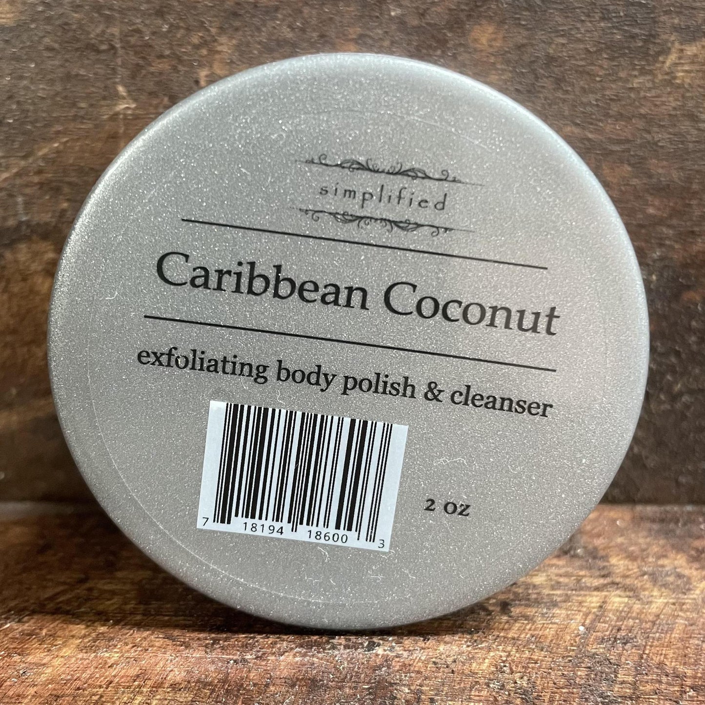 "Caribbean Coconut" Scrub 2oz -Simplified