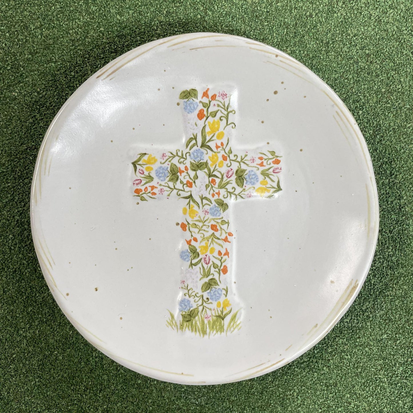 Flower Cross Boxed Trinket Dish - Mud Pie