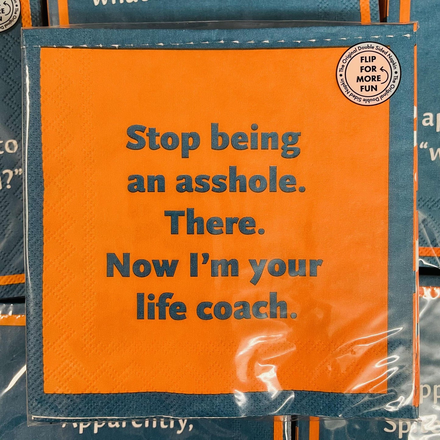 "Apparently, 'Spite' is Not An Appropriate..." Reversible Napkins - Drinks On Me