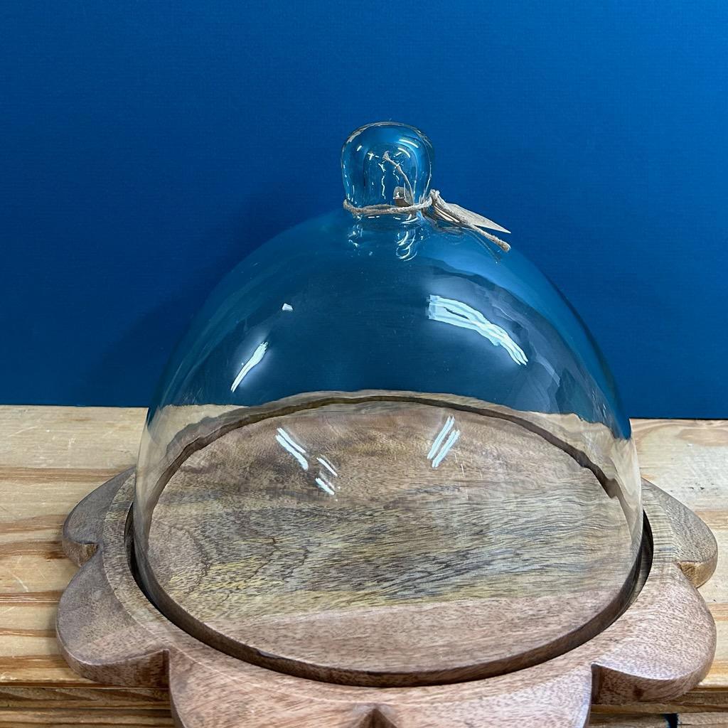 Scallop Cloche Medium- Mud Pie