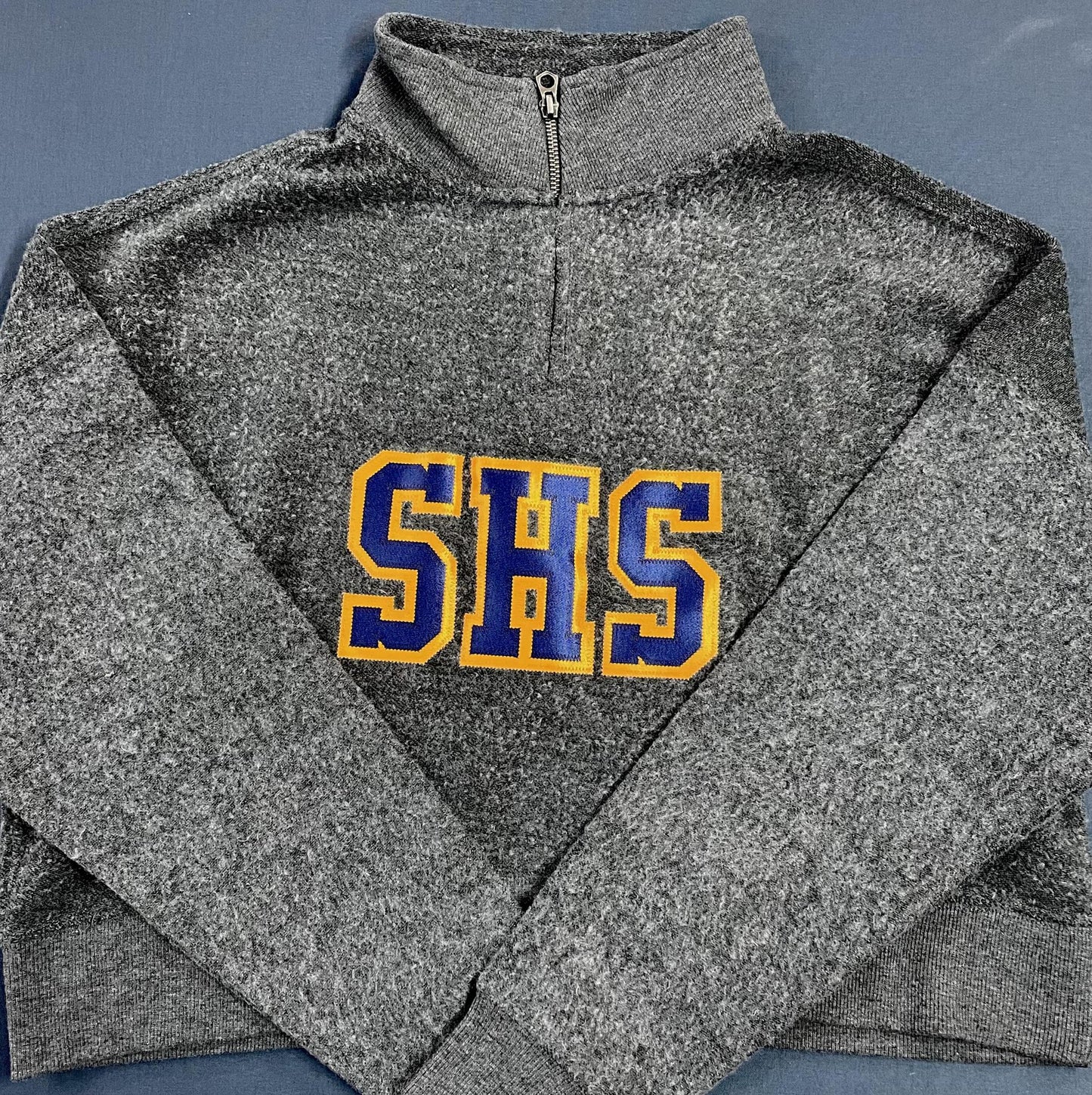 "SHS" Quarter Zip Cropped Pullover - Spirit To A Tee
