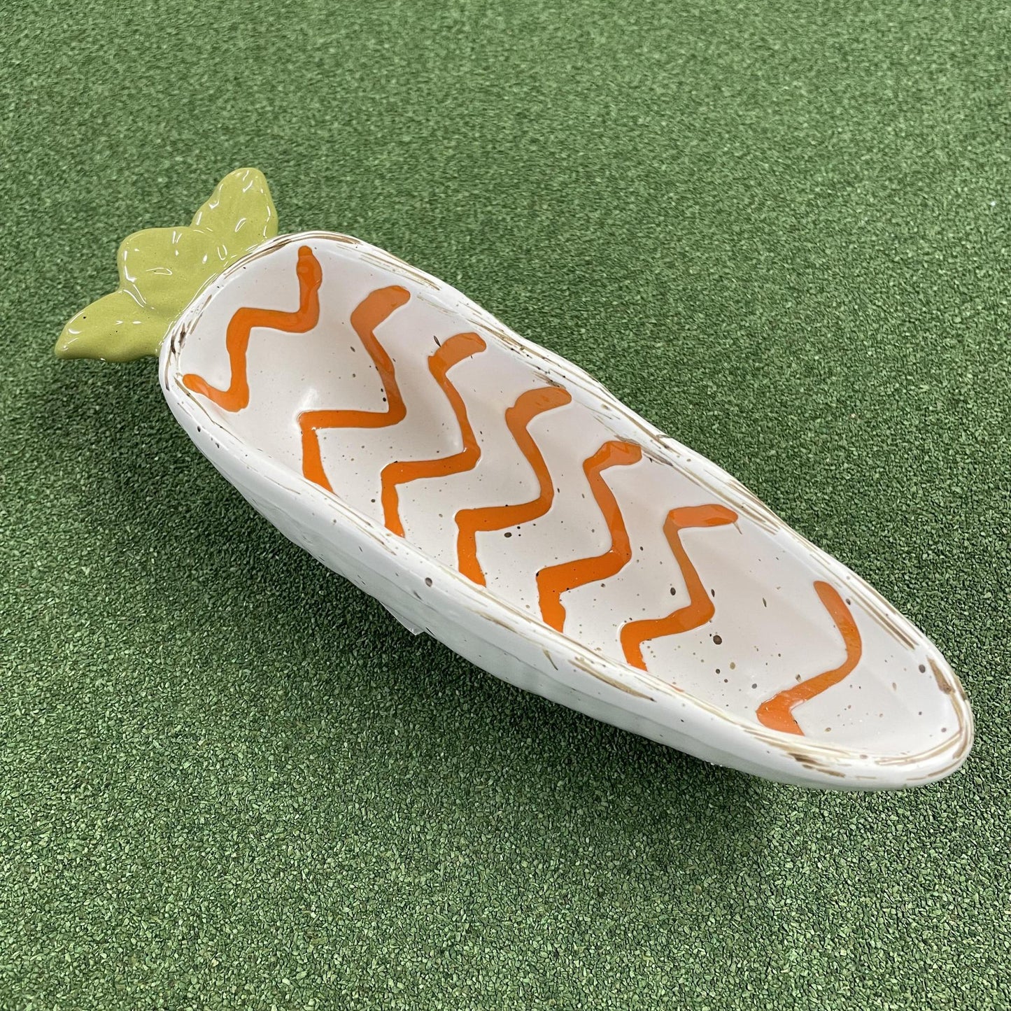 Ric Rac Carrot Candy Dish - Mud Pie