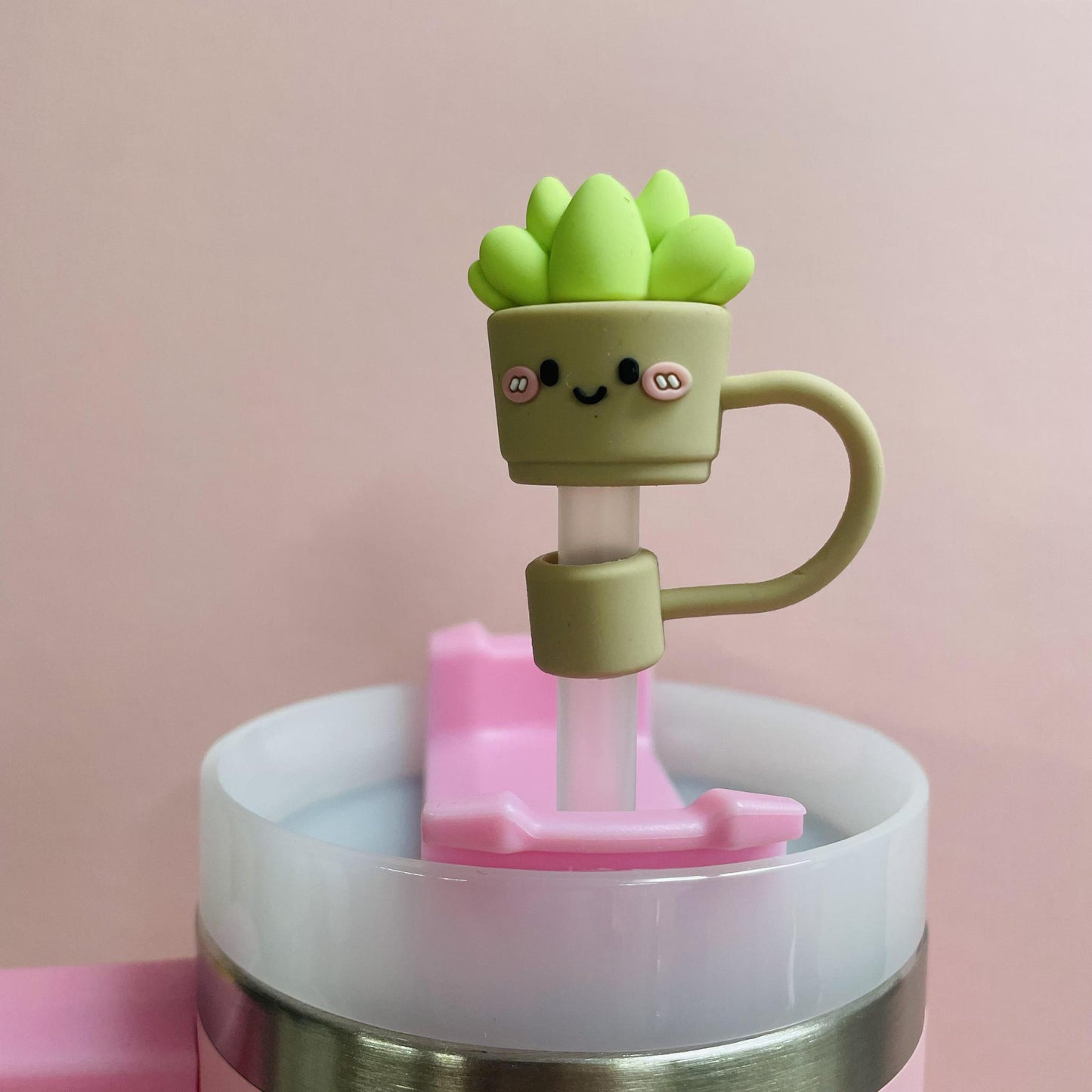 Straw Topper - Potted Plant