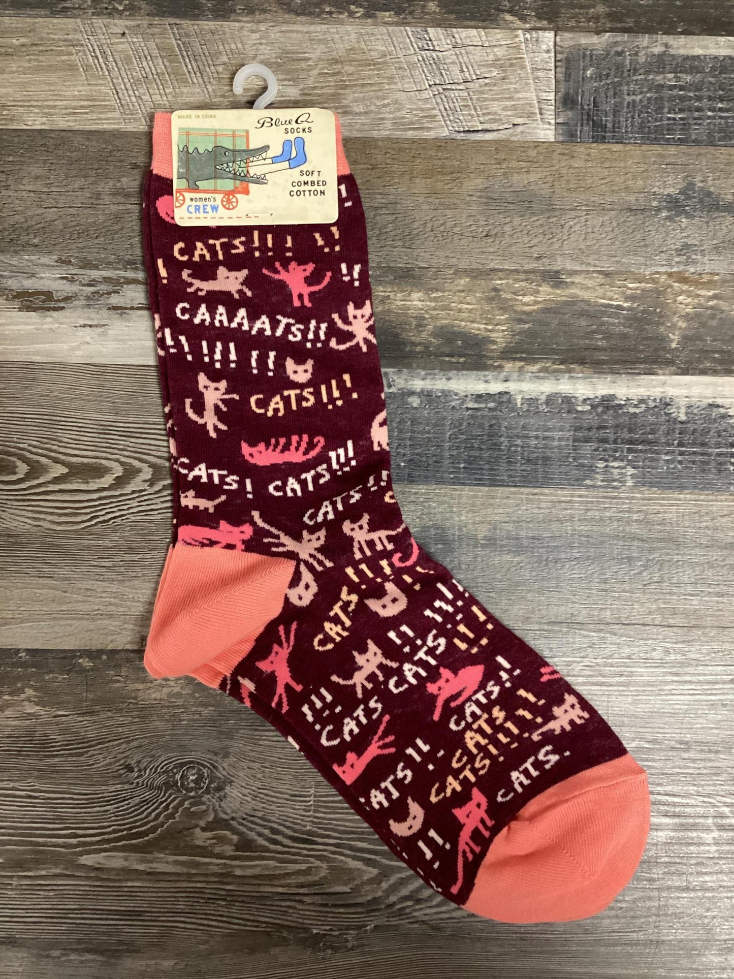 "Cats!" Socks- Blue Q