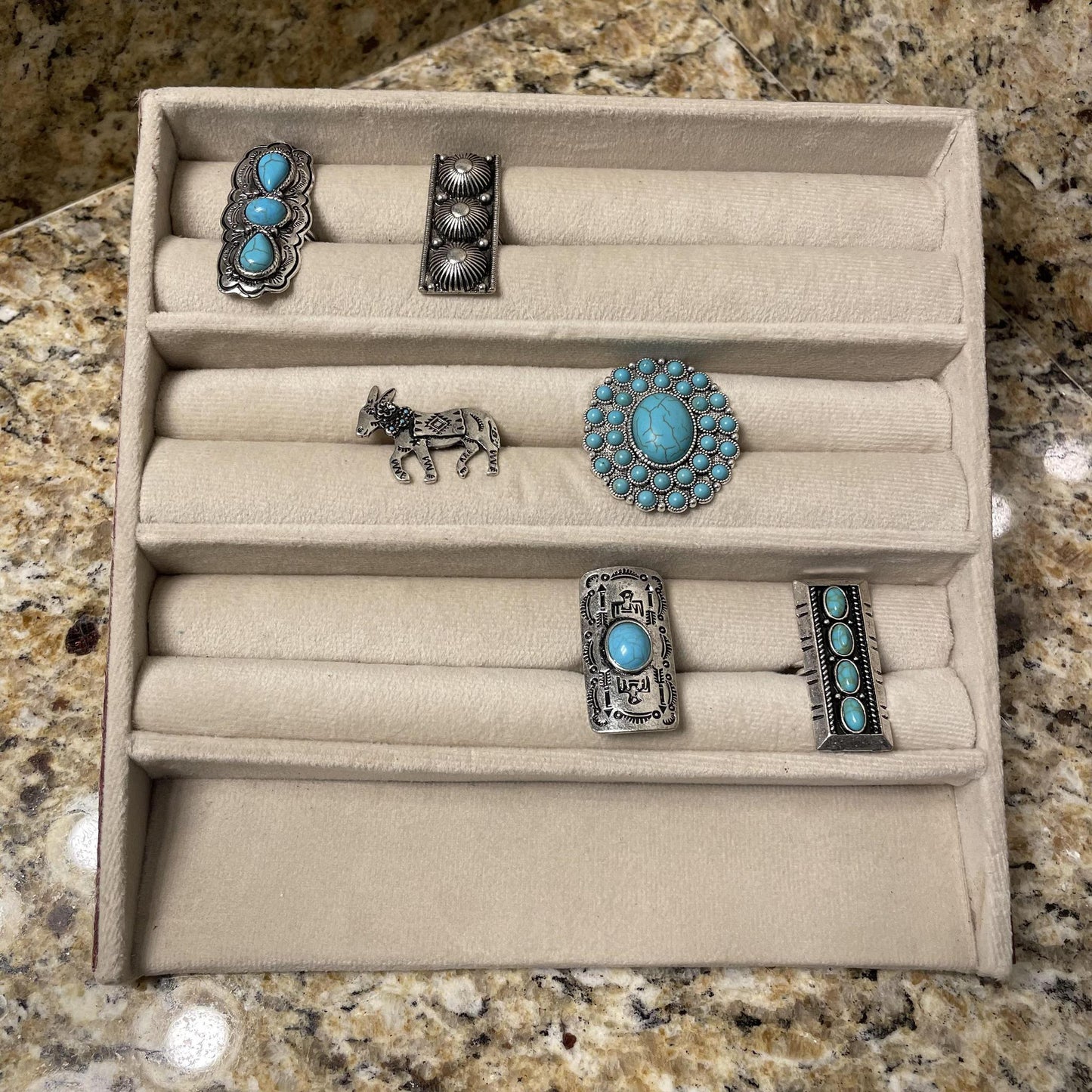 Cowhide Ring Holder- Cheekys Brand