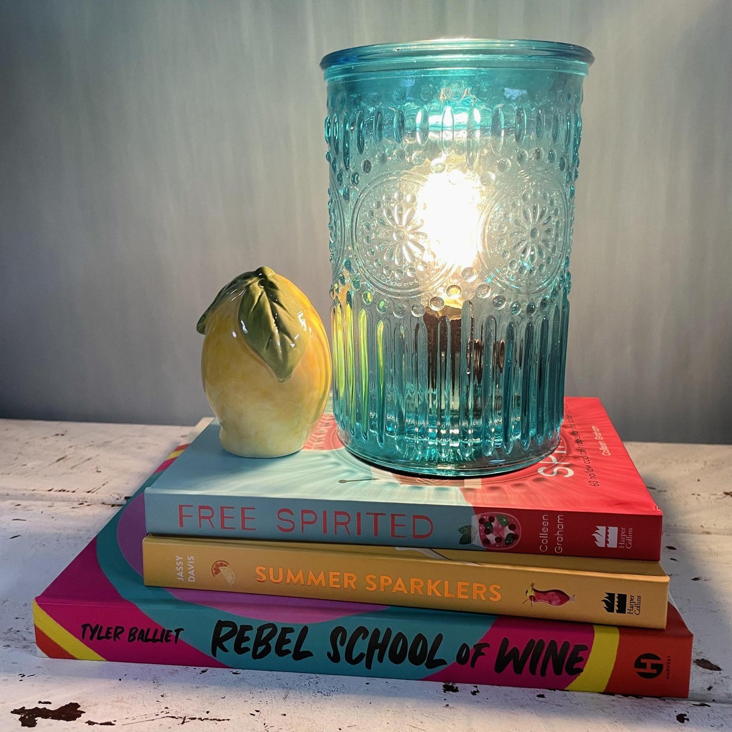Vintage Bulb Turquoise Wax Warmer