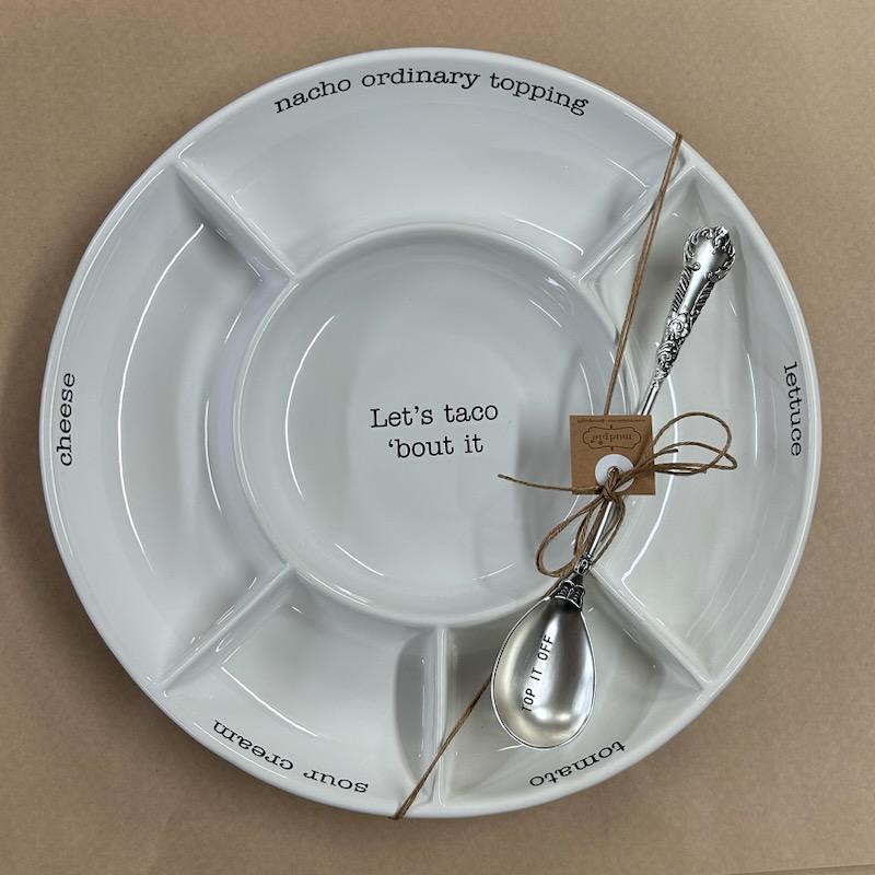 Taco Bar Serving Set- Mud Pie