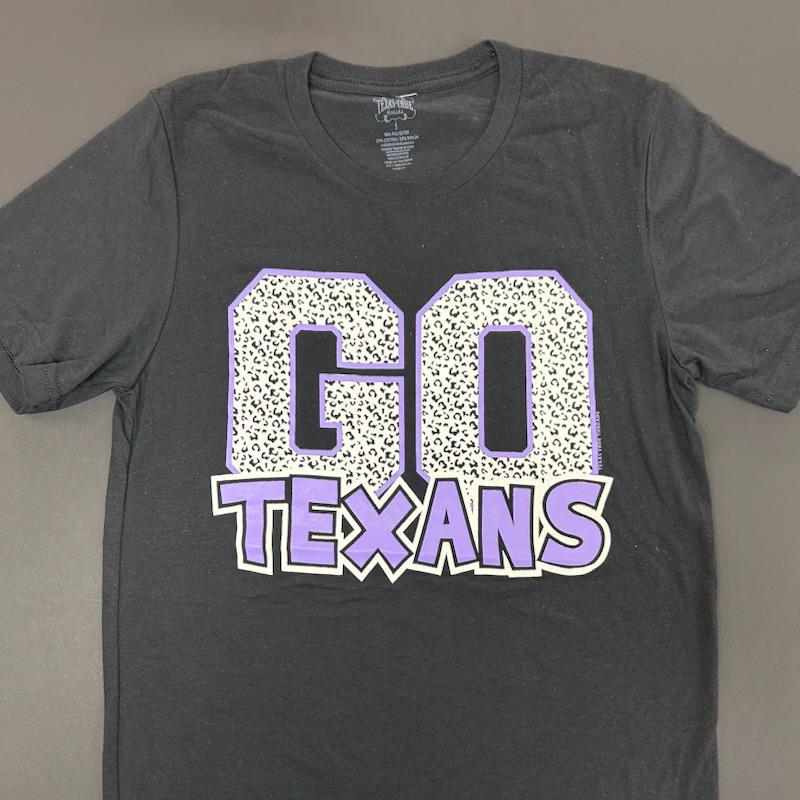 GO TEXANS T-shirt- Texas True