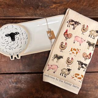 Farm Sheep Hostess Set- Mud Pie
