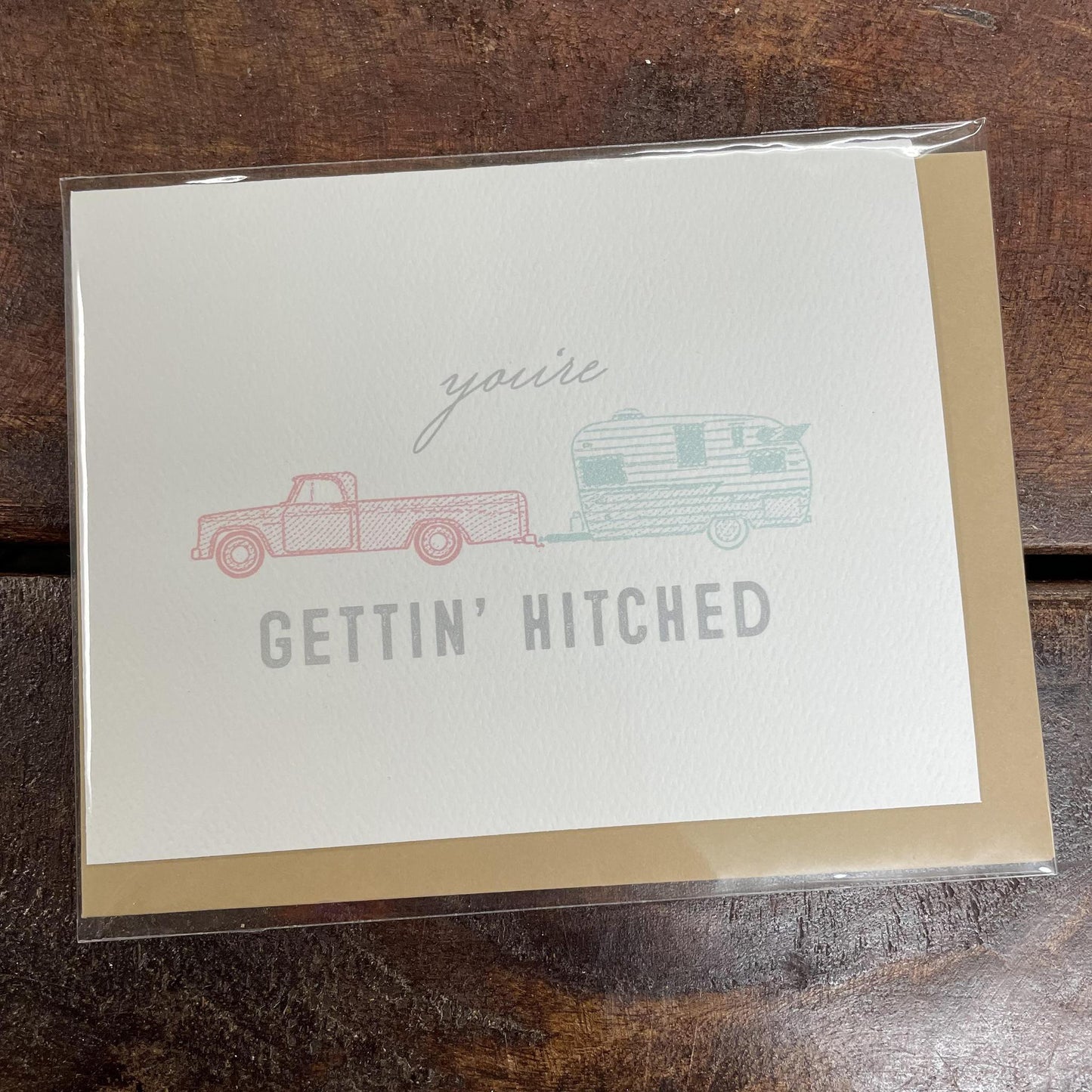 Getting Hitched Card- J&J