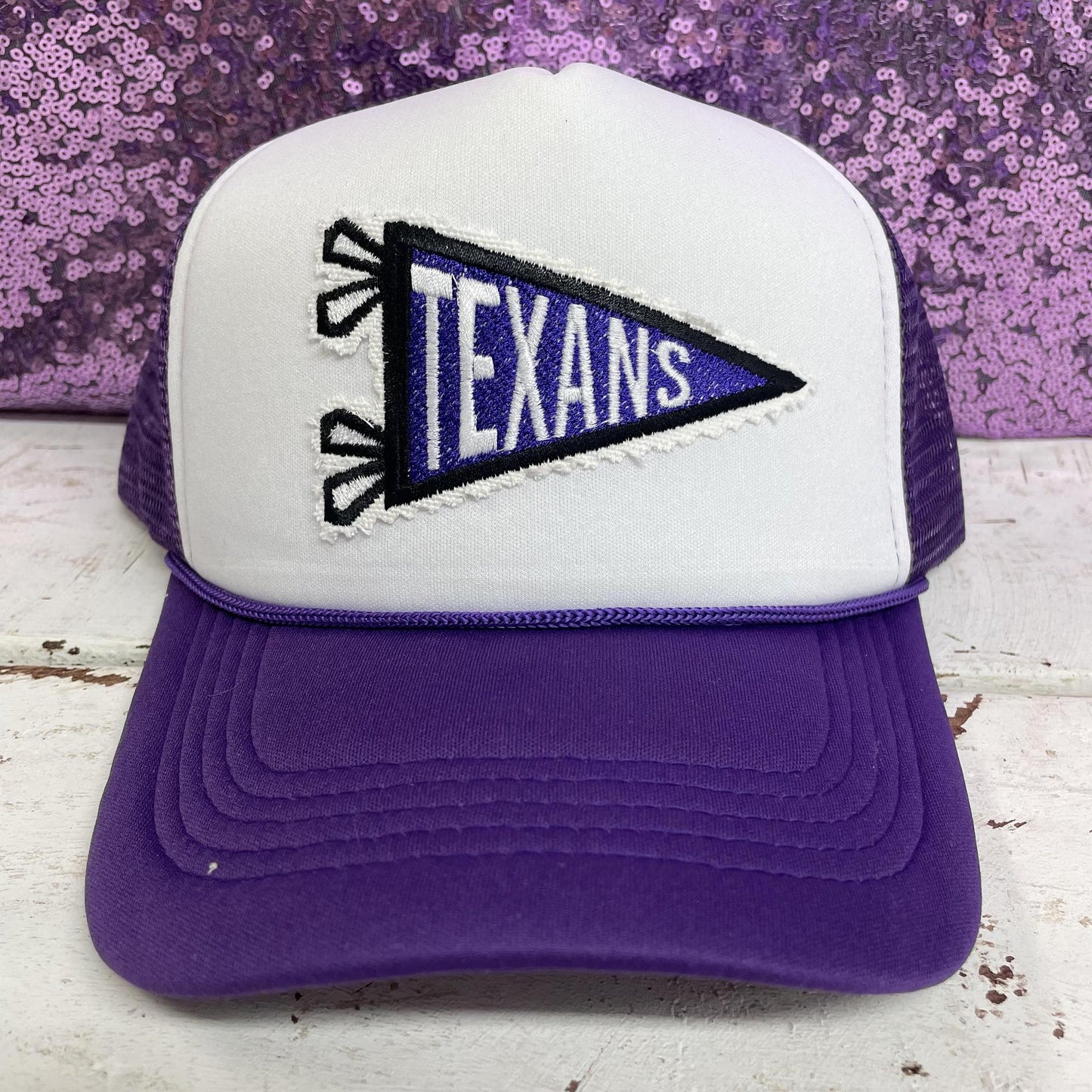 Texas Pennant Trucker Cap
