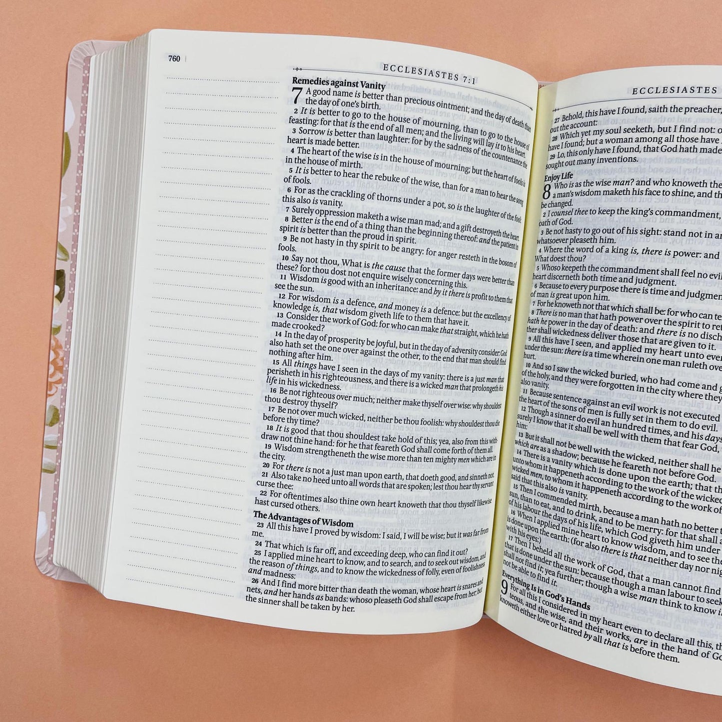 The Note-Taking Bible - Strength and Honour - KJV