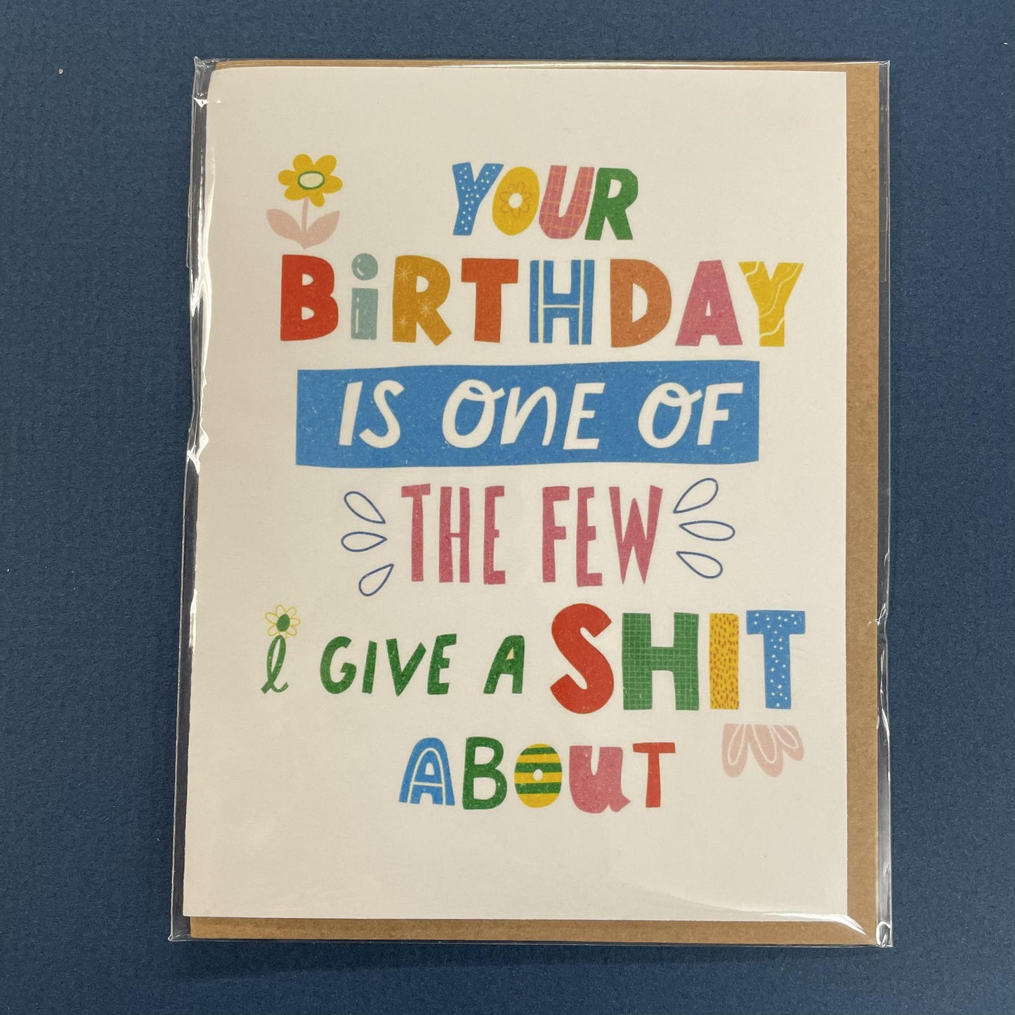 “Your Birthday Is One Of The Few…” Card