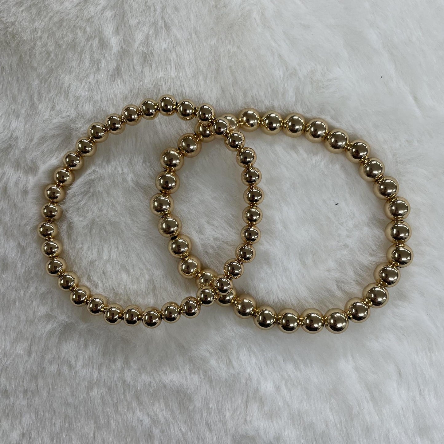 Gold Beaded Bracelets - Canvas Style