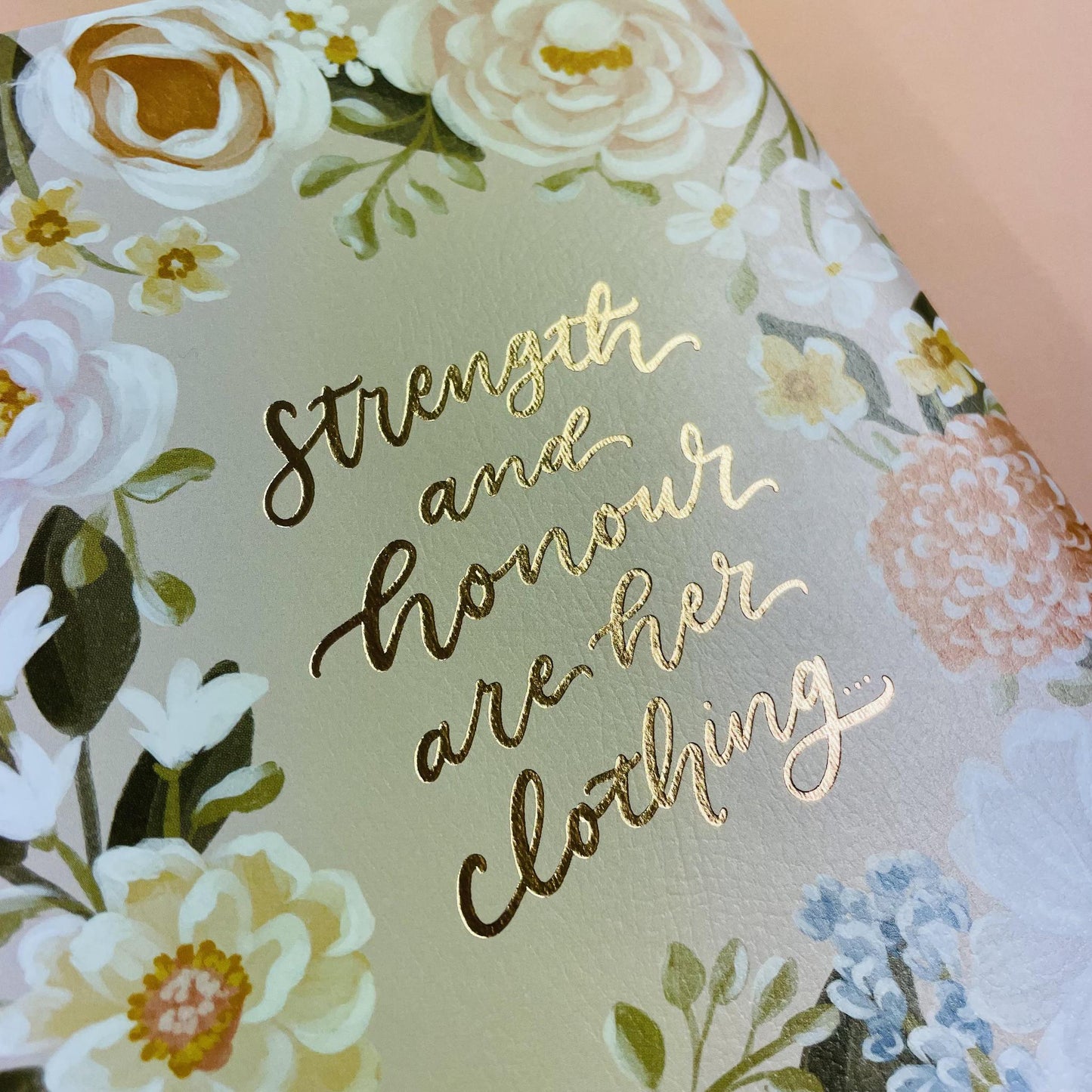 The Note-Taking Bible - Strength and Honour - KJV