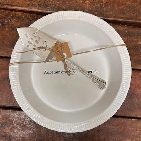 Circa Pie Plate & Server- Mud Pie