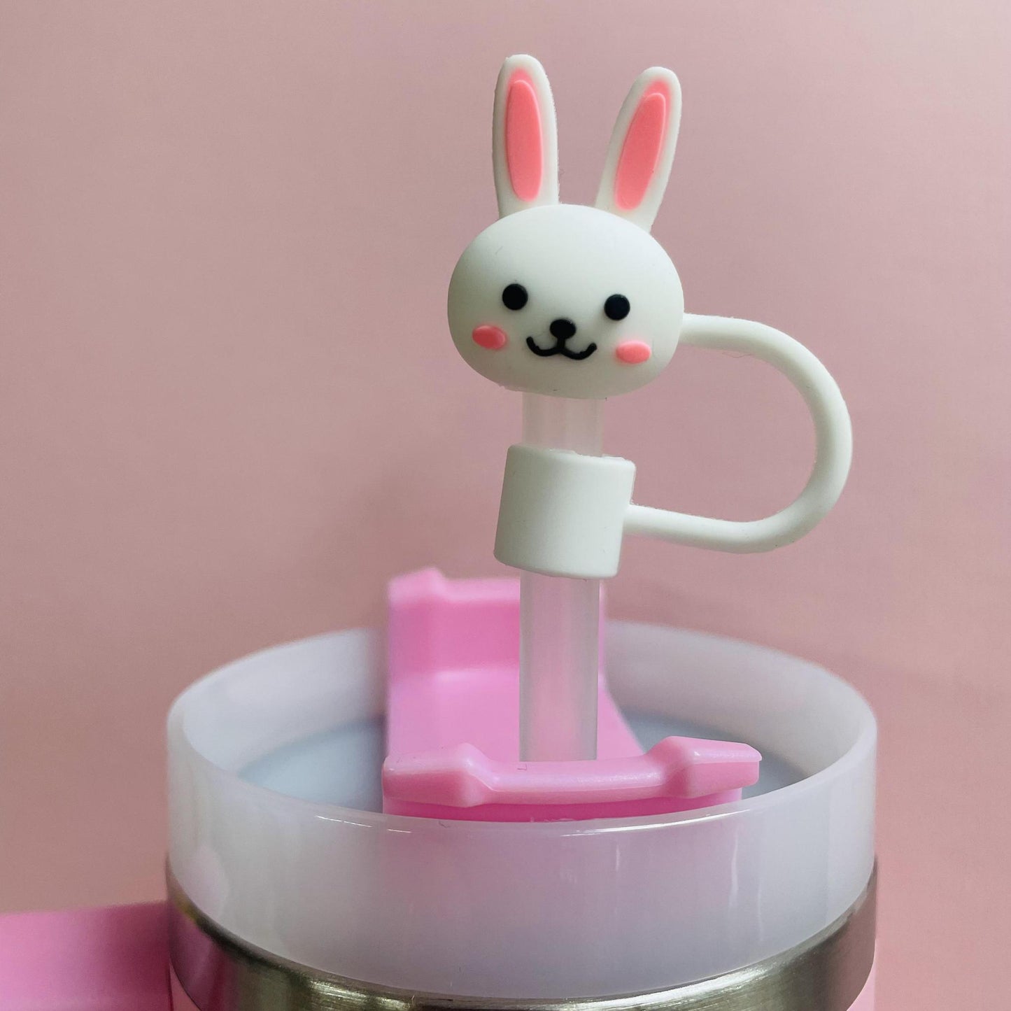 Straw Topper - Bunny