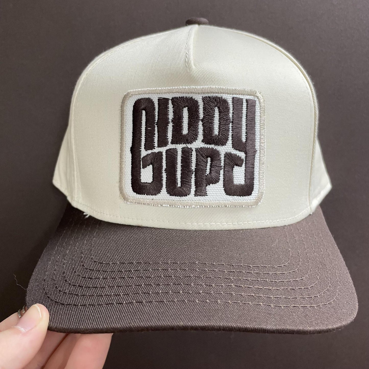 Giddy Up Canvas Cap - Lucky Girl