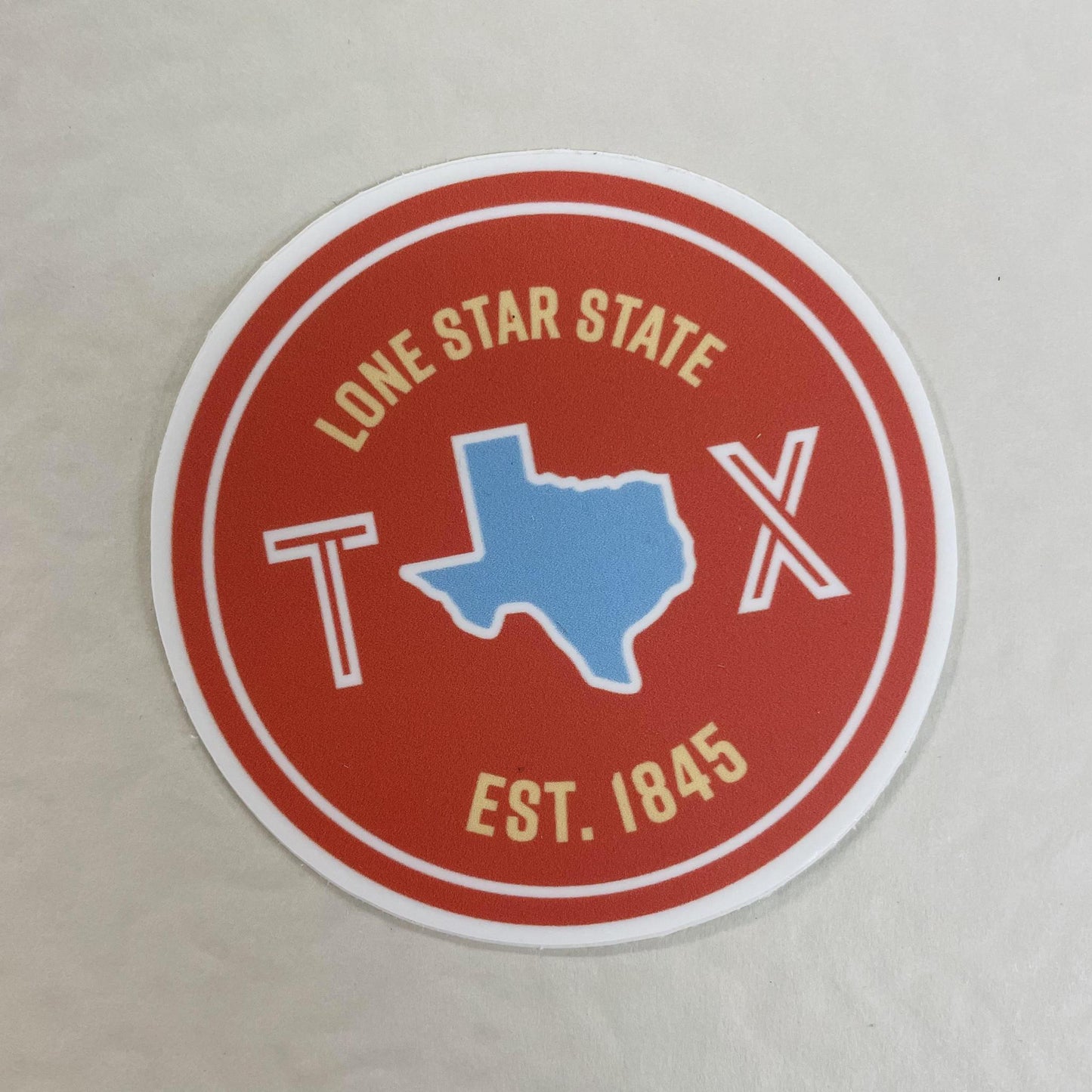 Lone Star State Round Sticker