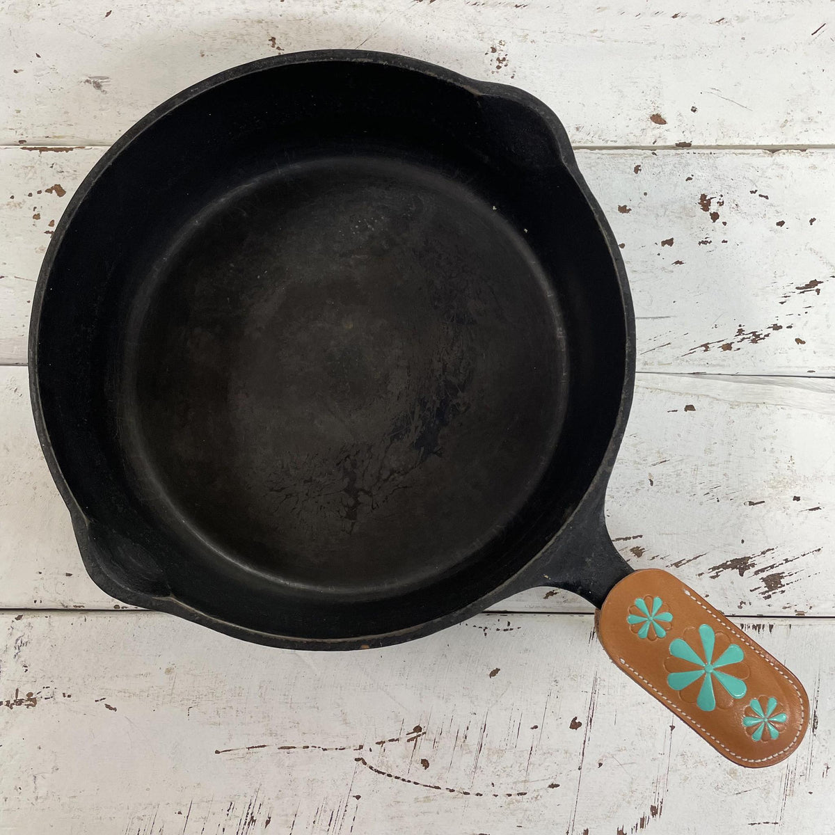 Leather Pan Handler- McIntire Saddlery