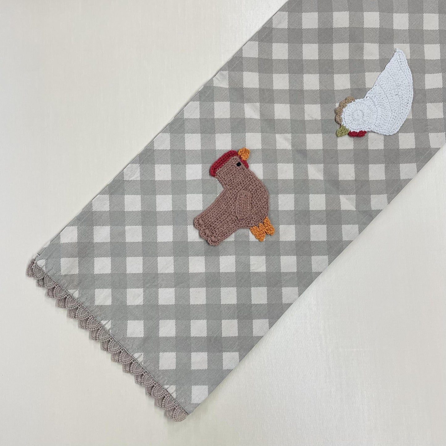 Farm Crochet Table Runner - Mud Pie