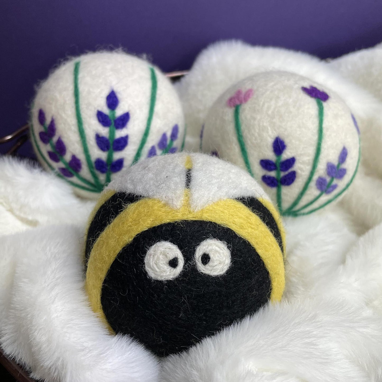 Lavender Fields Dryer Balls- Friendsheep