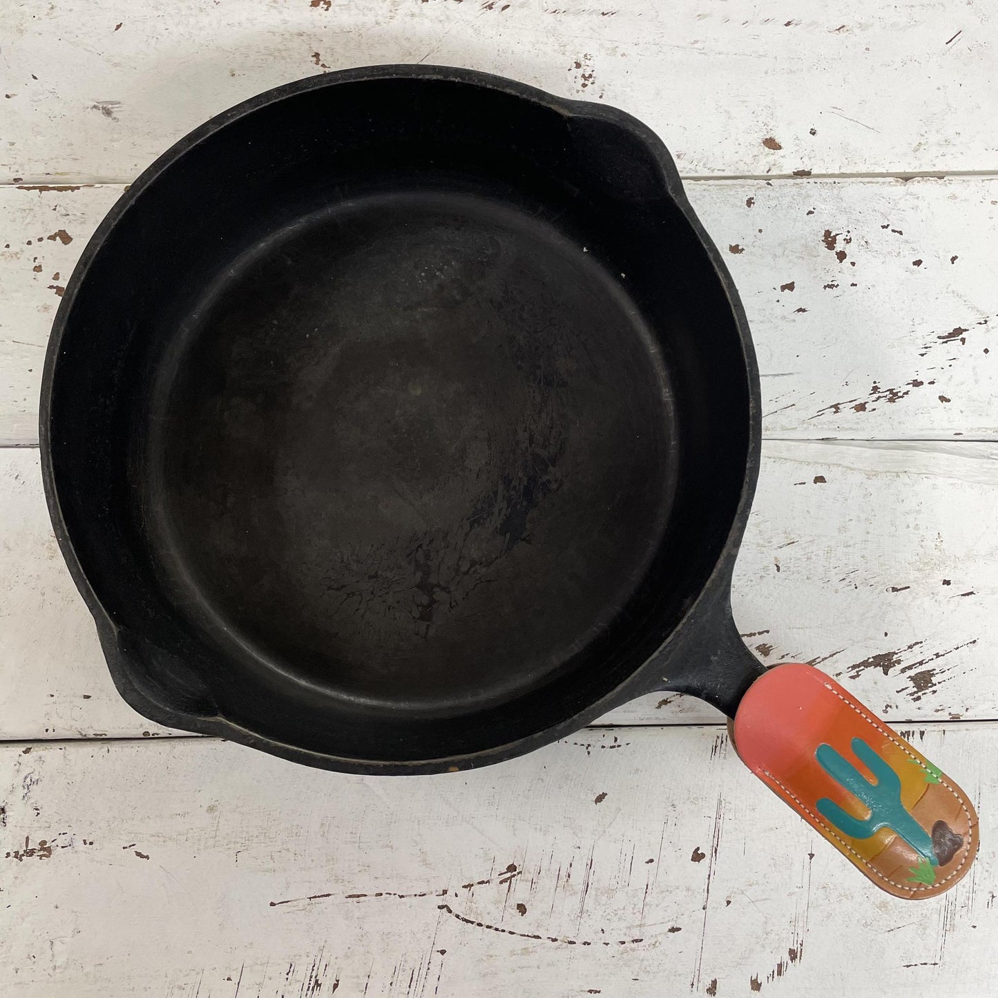 Leather Pan Handler- McIntire Saddlery