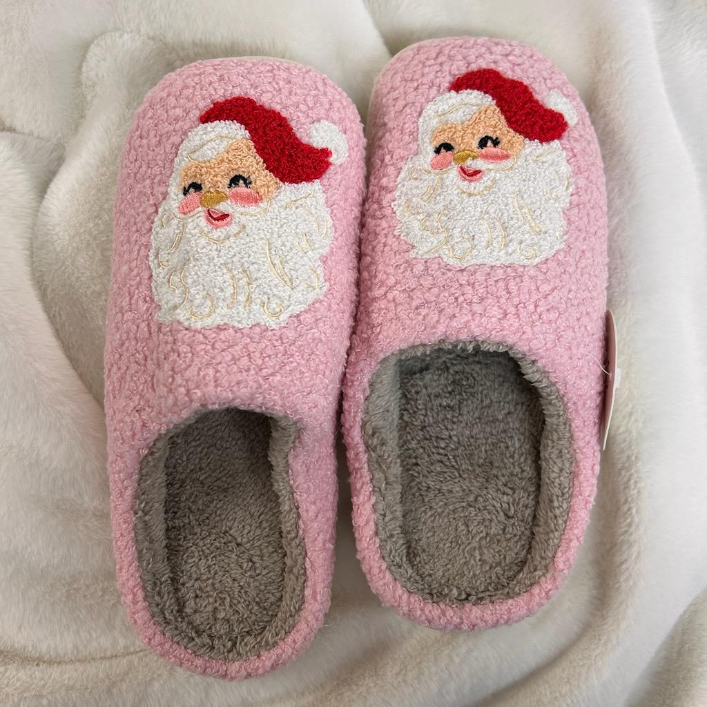 Fuzzy Holiday Slippers- Darling Effect