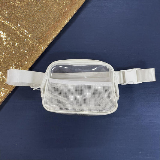 White Clear Fanny Pack