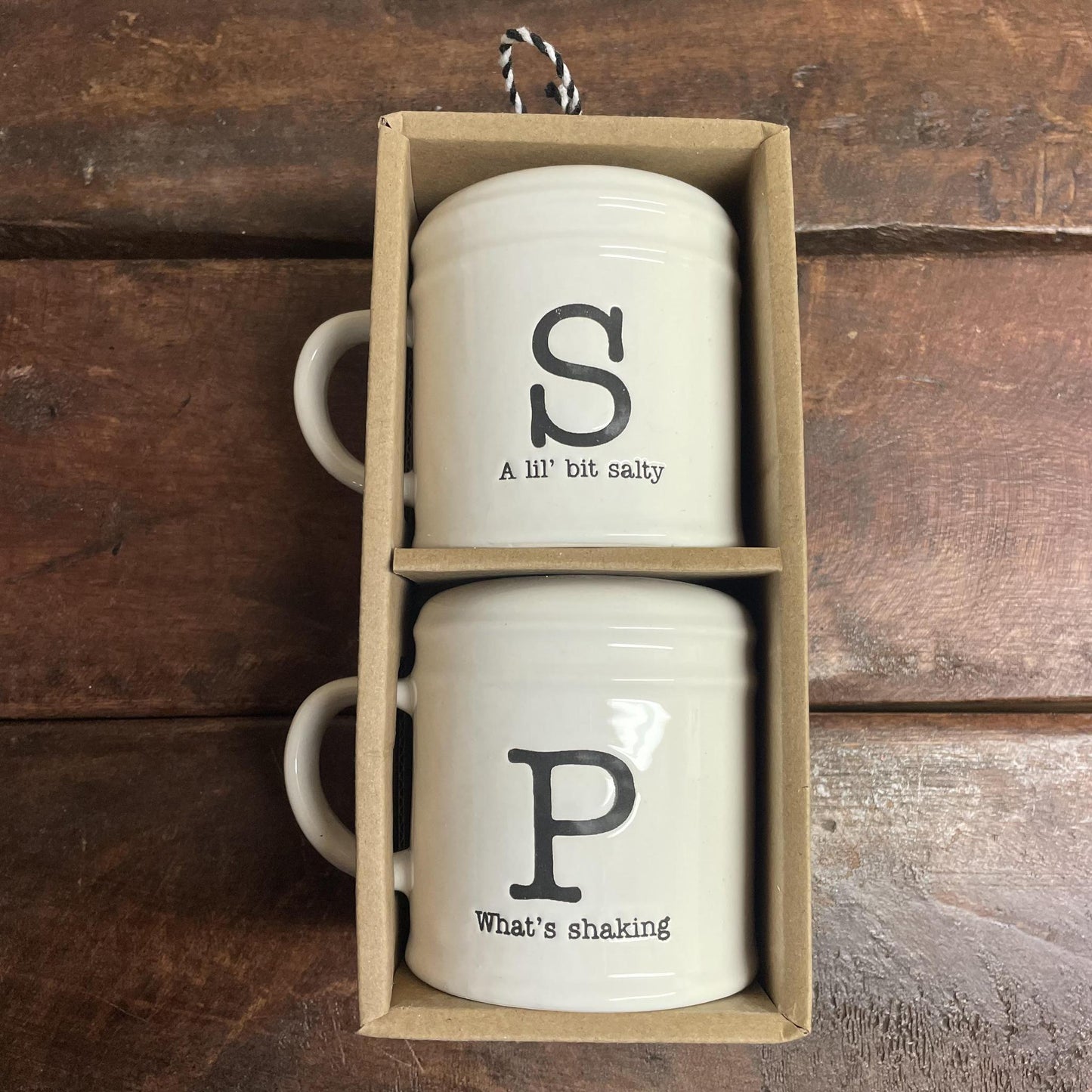 Salt & Pepper Set- Mud Pie