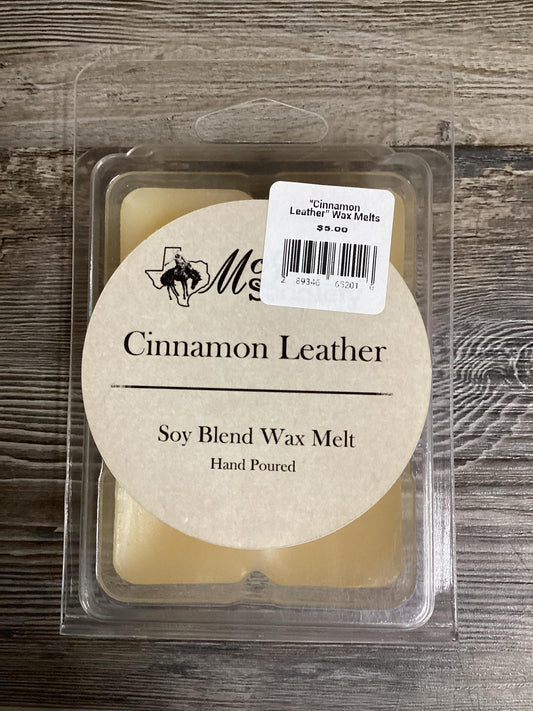 "Cinnamon Leather" Wax Melts