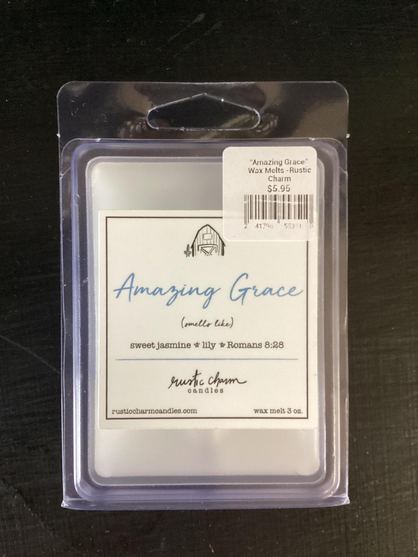 "Amazing Grace" Wax Melts -Rustic Charm