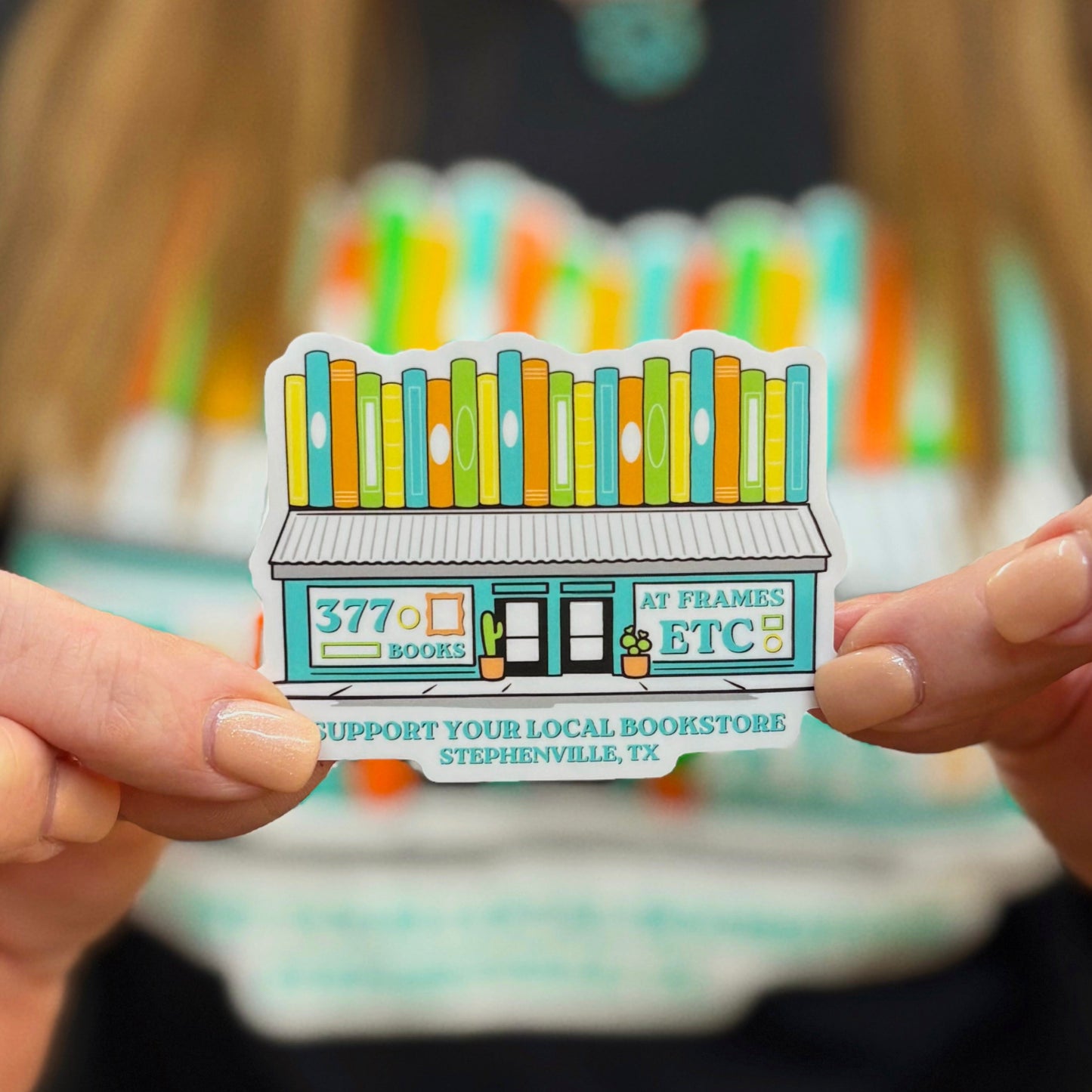 377 Books Sticker