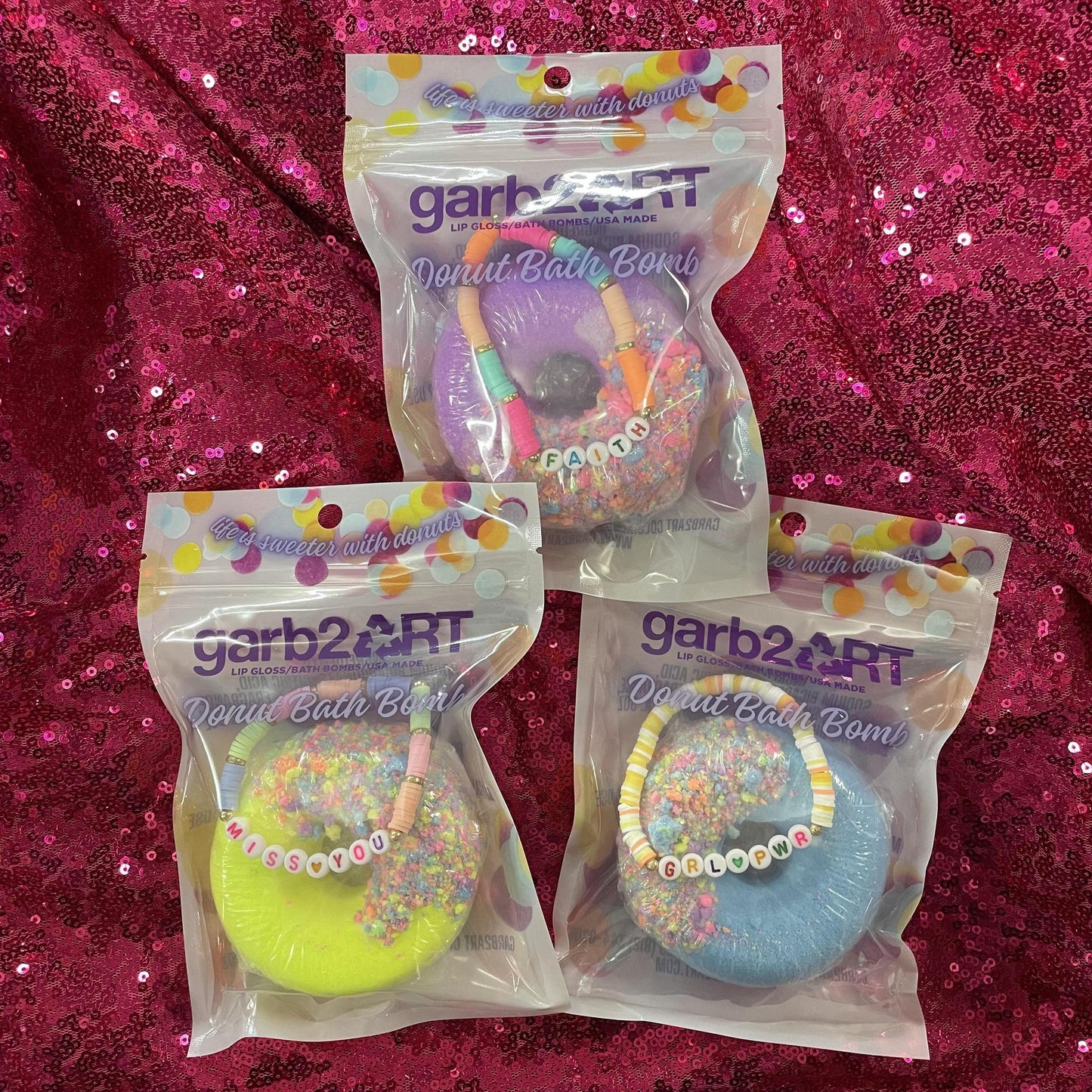 Neon Bracelet Bath Bombs- garb2ART