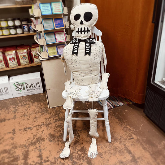 Stuffed Skeleton Sitter