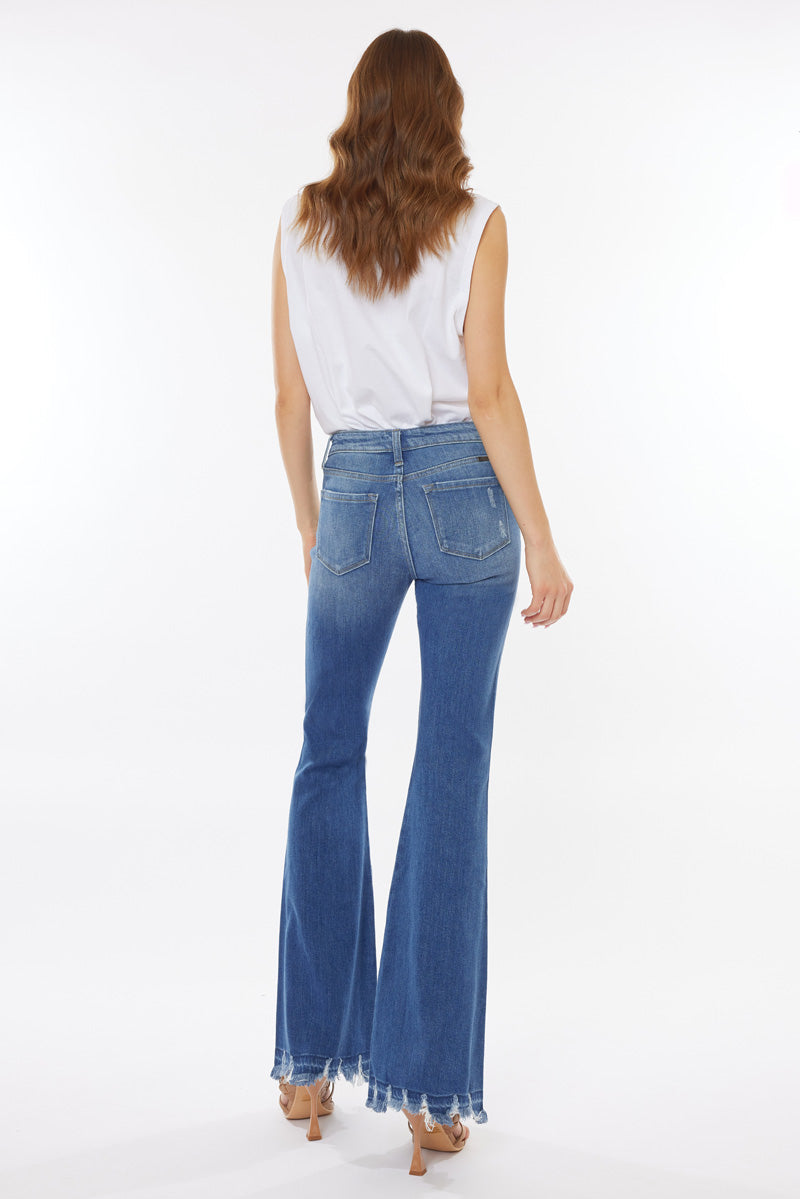 Bali High Rise Super Flare Jeans- Kan Can