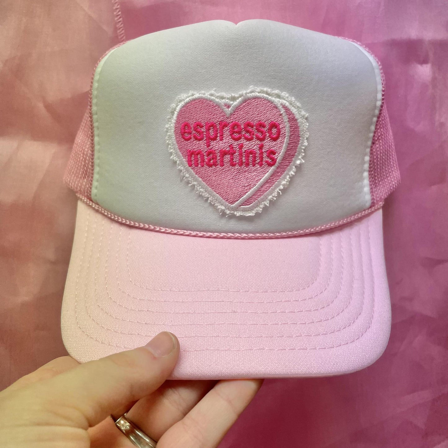 Espresso Martinis Conversation Heart Trucker