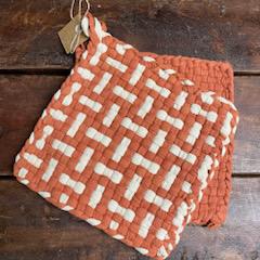 Terra Woven Pot Holder Set- Mud Pie