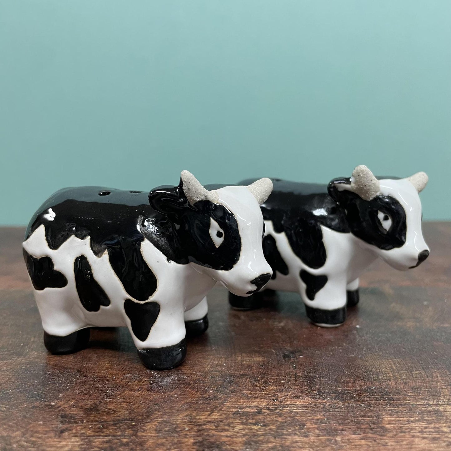 Farm Cow Salt and Pepper Basket - Mud Pie