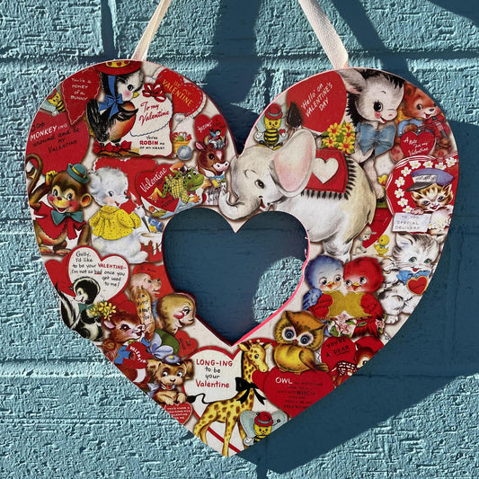 Valentine's Wreath - Primitives By Kathy