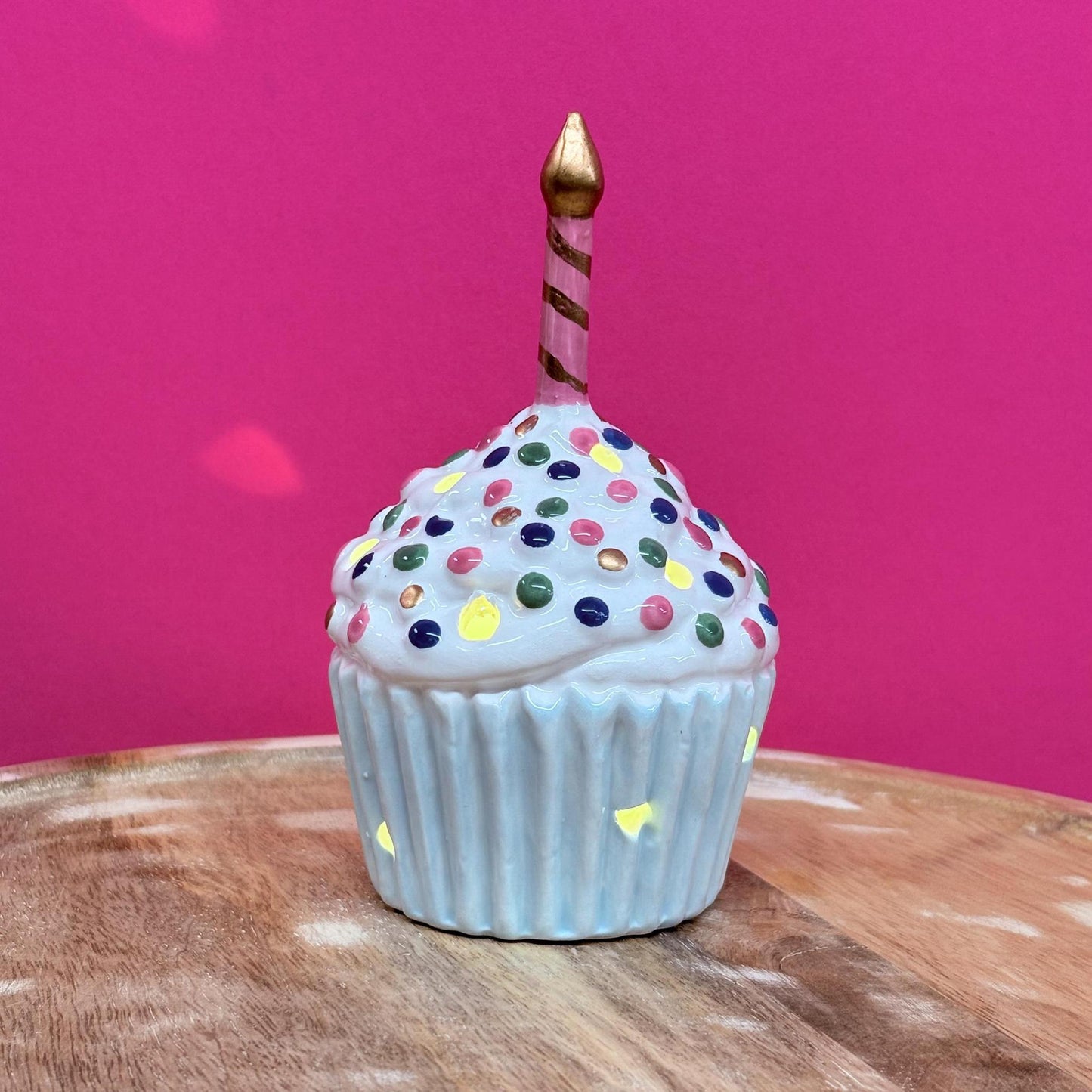 Cupcake Light Up Sitter - Mud Pie