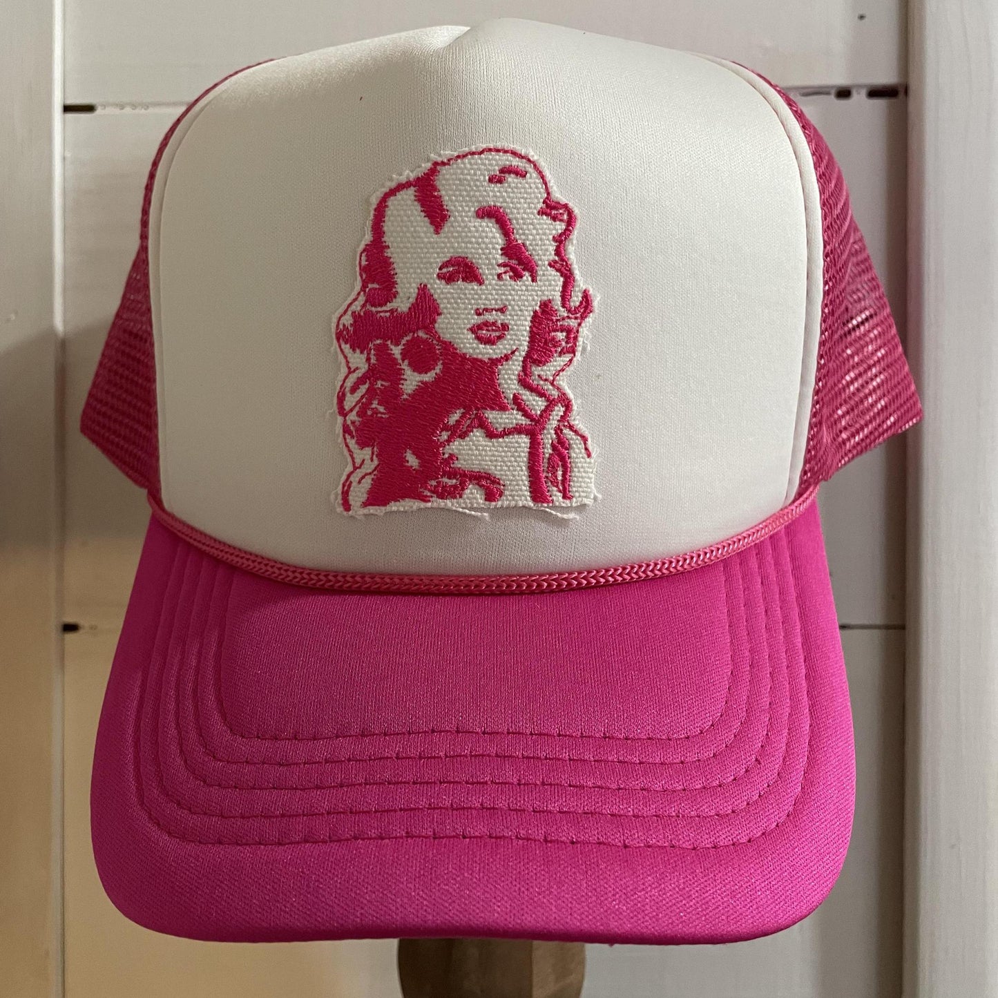 Pink & White Dolly- Trucker Hat