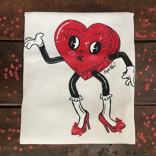 Dancing Heart Towel- August Bleu