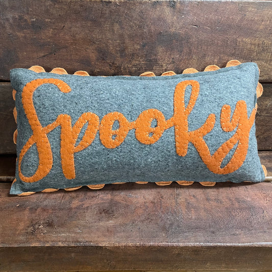 Spooky Felt Pillow- Mud Pie