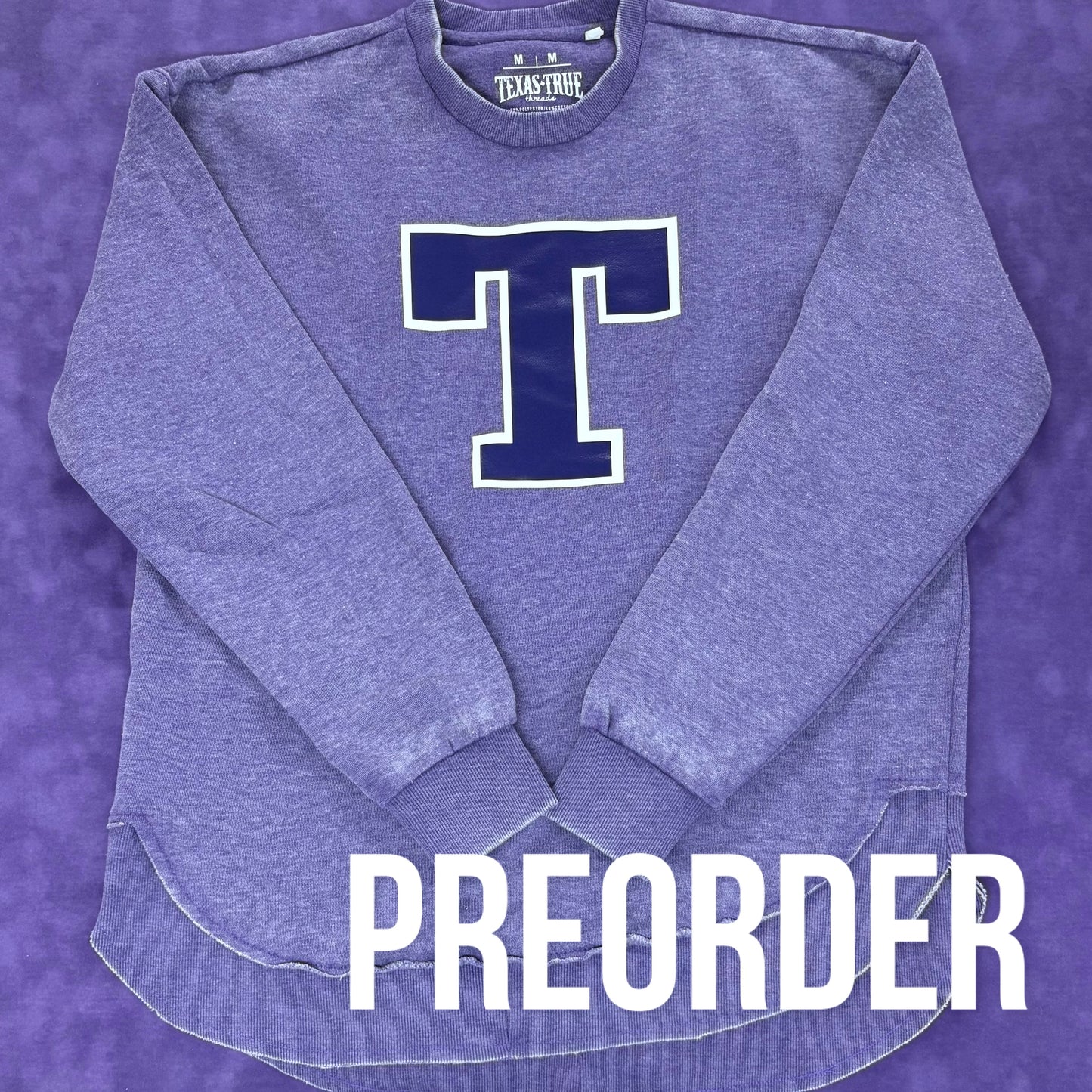 PREORDER - Purple Block T Sweatshirt - Texas True